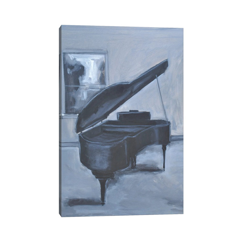Piano Blues V by Allayn Stevens - Wrapped Canvas Gallery-Wrapped Canvas Giclée, 20.32 cm H x 30.48 cm W