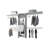 Modular Closet Organizer System With Hanging Rods-325651570-325651571