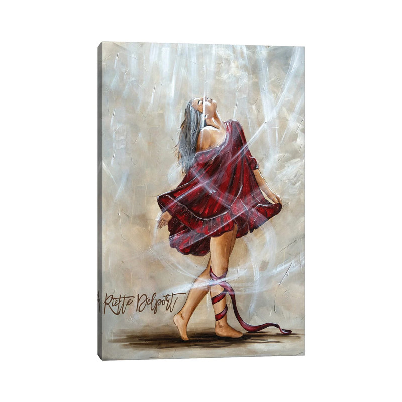 I Will Dance - RAZ374, H 12 po x l 8 po, Toile tendue, Ne s’applique pas