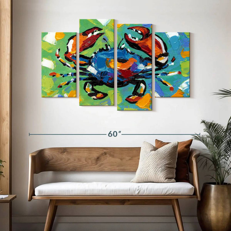 Seaside Crab II, 32" H x 52" W