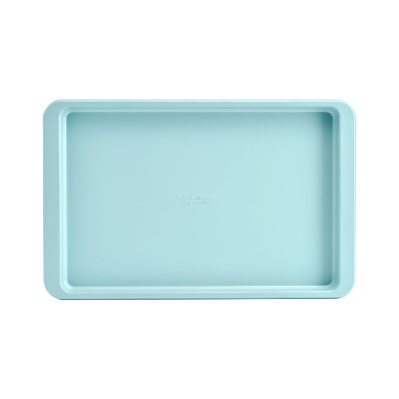Light Blue Nonstick Aluminized Steel 10x15in Baking Sheet