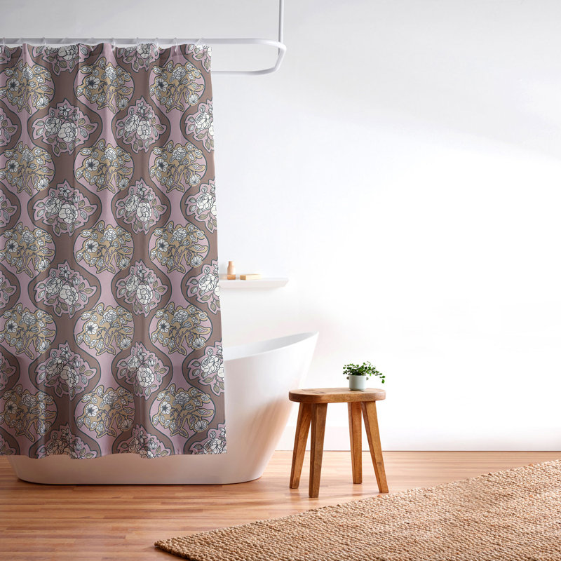 Rideau de douche Marta Barragan Camarasa, Brun floral 36
