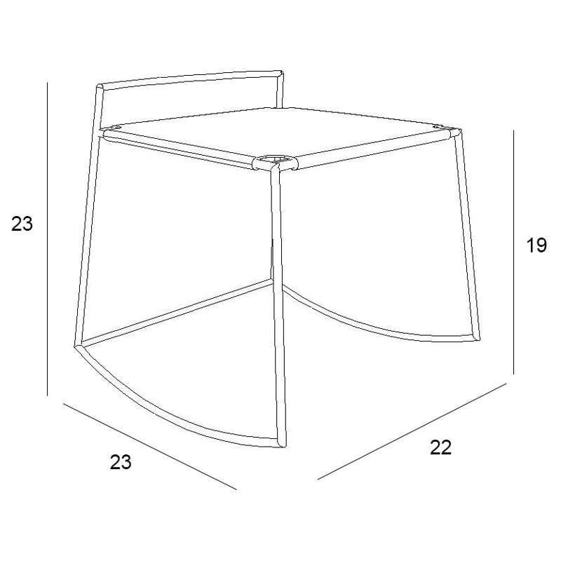 Tabouret à dossier actif Mia, Blanc mat