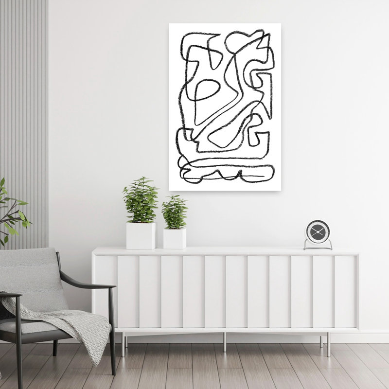 Art contemporain contemporain abstrait, H 36 po x l 24 po