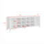 14 Pair Shoe Storage Bench