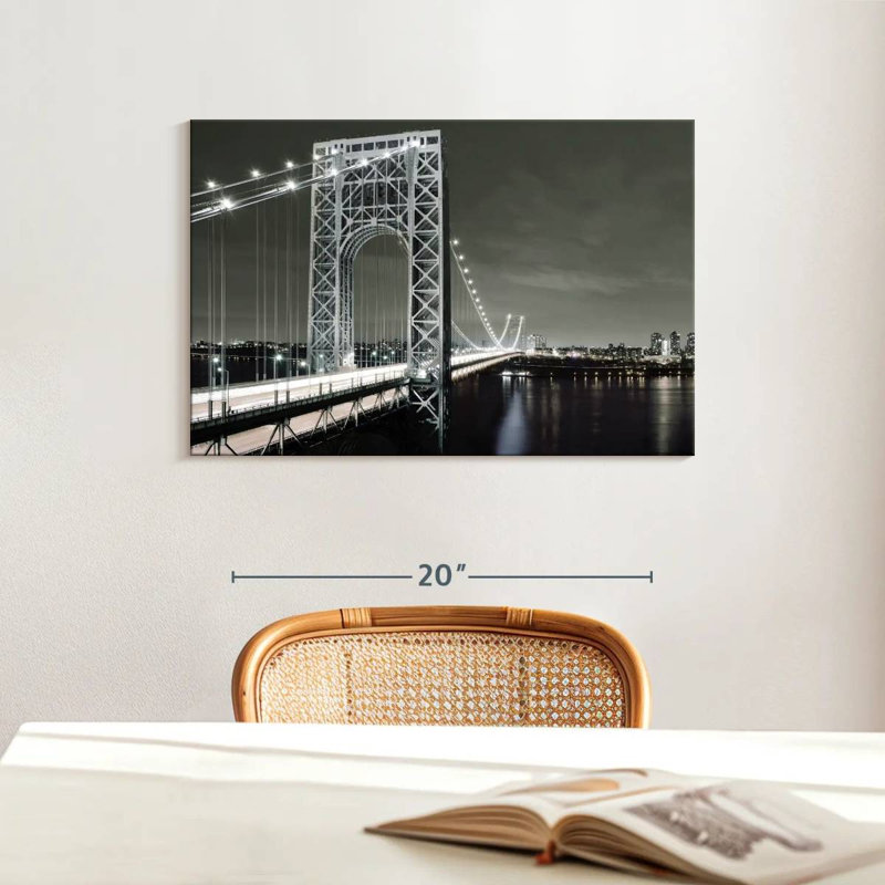 Lilie Bridge City Lights, H 16 po x l 24 po