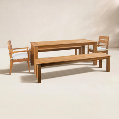 Echols 80" Patio Dining Set