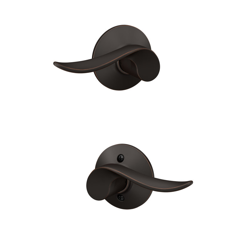 Sacramento Passage Door Lever, Aged Bronze