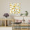 Motif contemporain de jardin avec motif floral et fleurs
