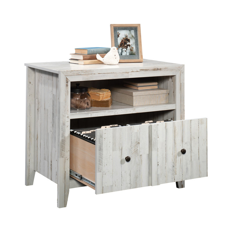 Lateral File With Clutter-Free Design
