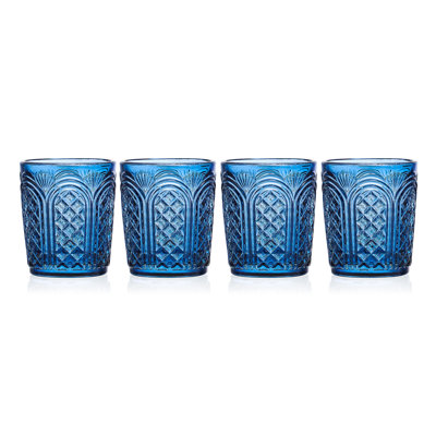 Ensemble de 4 verres à whisky Fitz and Floyd Sicily