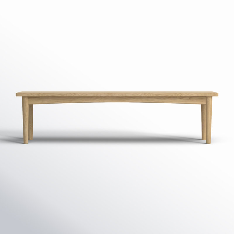 Lumina Natural Oak and MDF Dining Bench