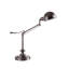 Lampe de table en métal argenté