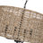 19.68" Hand Woven Bohemian Rattan Pendant Chandelier