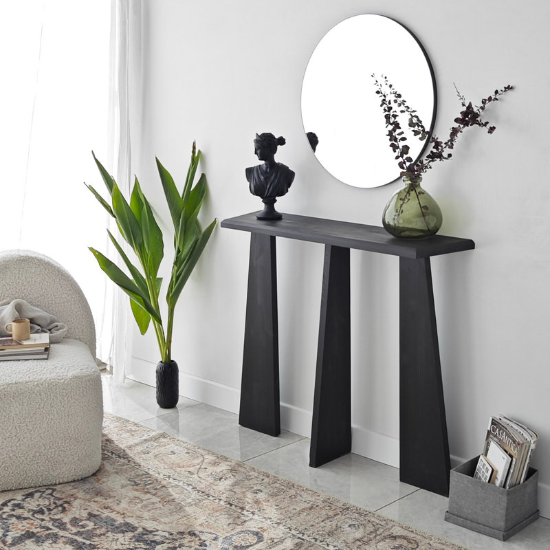 Oded 100cm Console Table, Anthracite