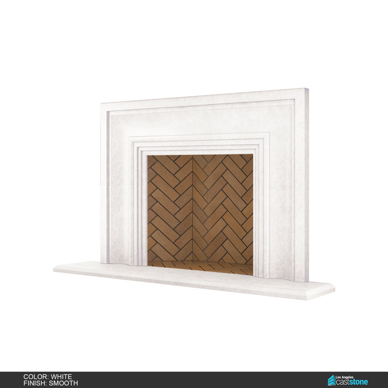 Verona Fireplace Surround, Smooth White