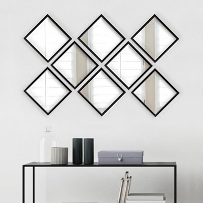 Delfim Plastic Flat Mirror Set