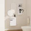 Meuble-lavabo à fermeture en douceur avec lavabo et support de rangement-417503434
