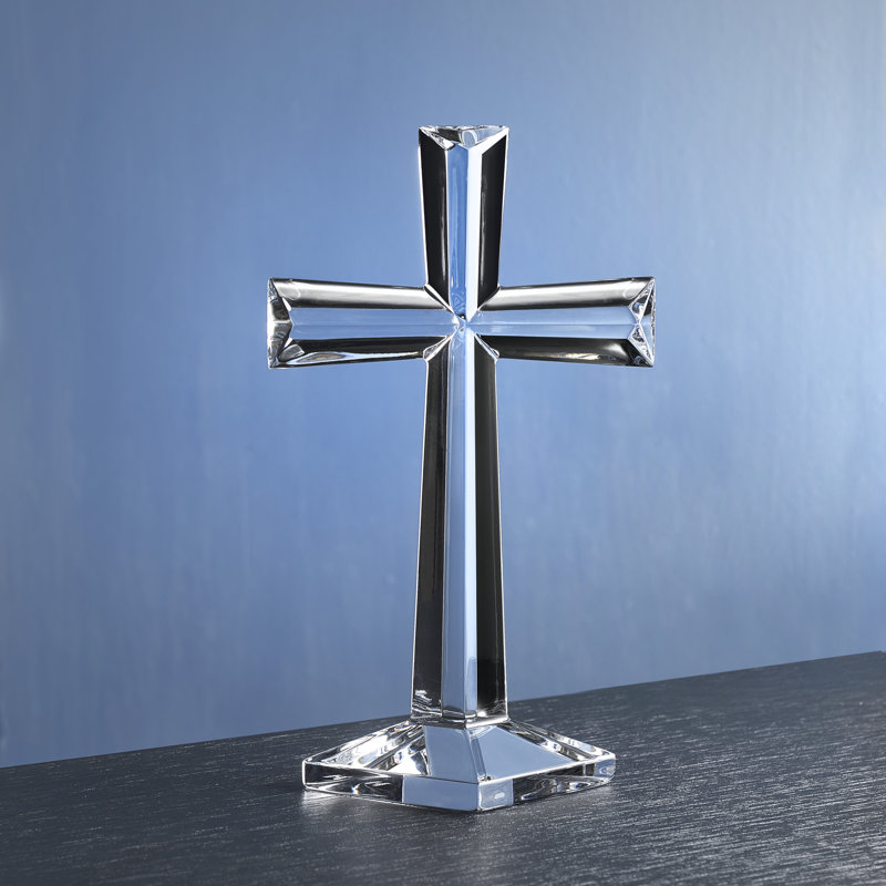 Spirituality Standing Cross Sculpture