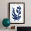Indigo brossé Blooms I encadré mat - prêt à accrocher-115783419-115783421