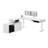 Izabel Adjustable L-Shaped Standing Desk-42650985