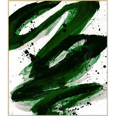 Emerald Abstract Painting by Christopher Kennedy