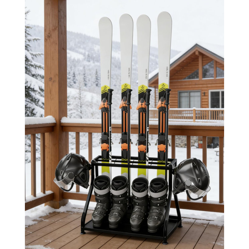 Steel Freestanding Ski/Snowboard Rack