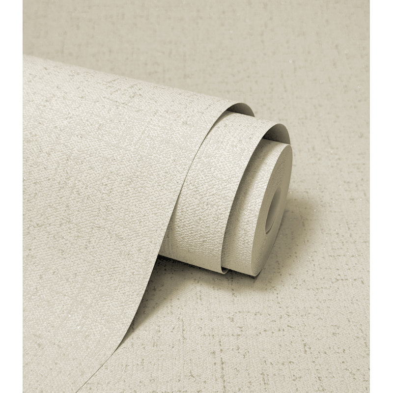 Azara Plain Textured Wallpaper, Beige