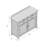Alyaan 4-drawer Solid Wood Sideboard