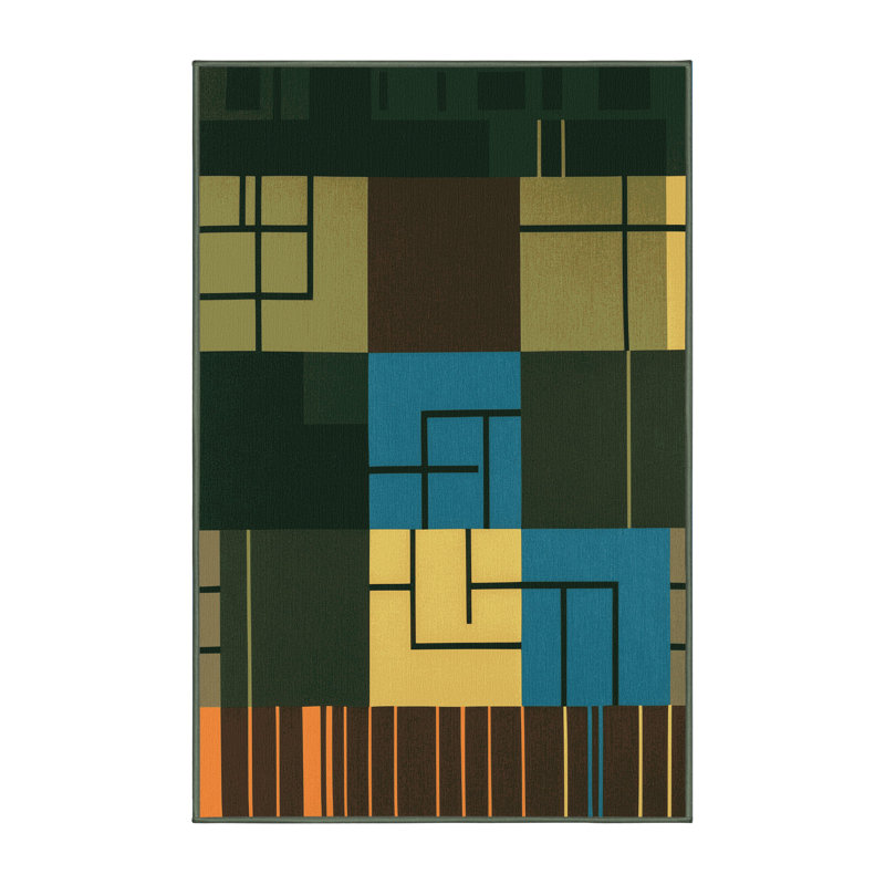 Tapis à motif de pics, Rectangle 2 pi x 3 pi