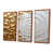 Toile avec cadre flottant brun