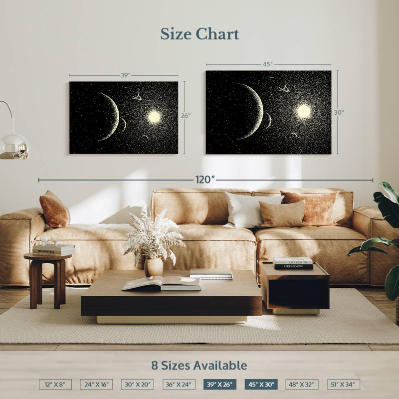 Oberle Star Clusters, 26" H x 39" W