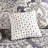 Transitional Bedroom With Contrasted Design And Button Closure Full/queen Printed Solid Color Reverse Charming Accents