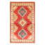 Tapis rouge Finest Ghazni 3 pi 4 po x 5 pi 5 po