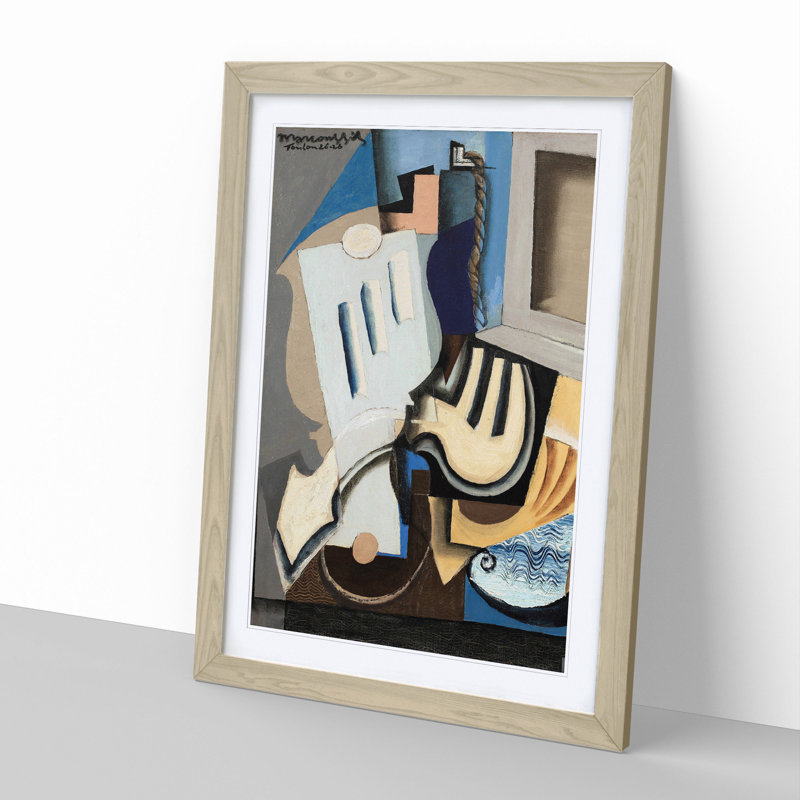 Still Life Vol.4 by Roger De La Fresnaye - Picture Frame Painting, Oak, 48cm H x 36cm W x 2cm D