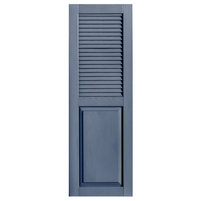 Cathedral Top Combination Shutters Pair