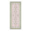 Tapis intérieur rosé / vert / beige Amboy Verdant, lavable à la machine, avec envers antidérapant-129757310