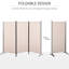 Oridatown 99.5'' W x 71.75'' H 3 - Panel Folding Room Divider-246671665