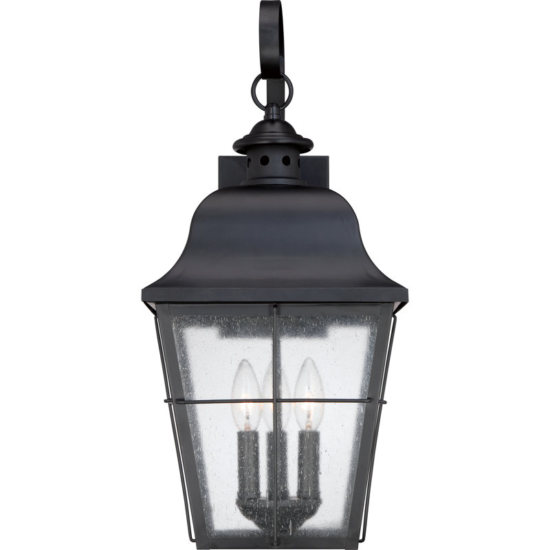 Kratos Wall Light, Mystic Black, 22" H x 10" W x 10.5" D