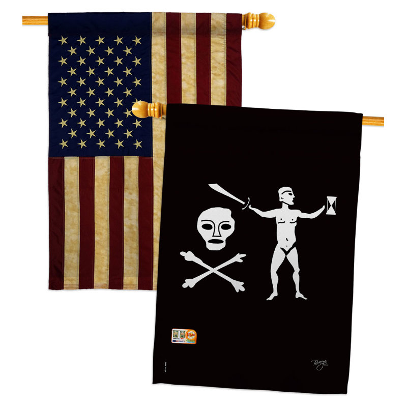 Double Sided 40'' H x 28'' W Polyester House Flag