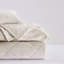 Ensemble de literie très luxueux pour très grand lit / très grand lit, housse de couette en velours avec coussin décoratif, champagne