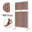 6 ft. H x 4 ft. W Fence Divider Metal Privacy Screen-69548039