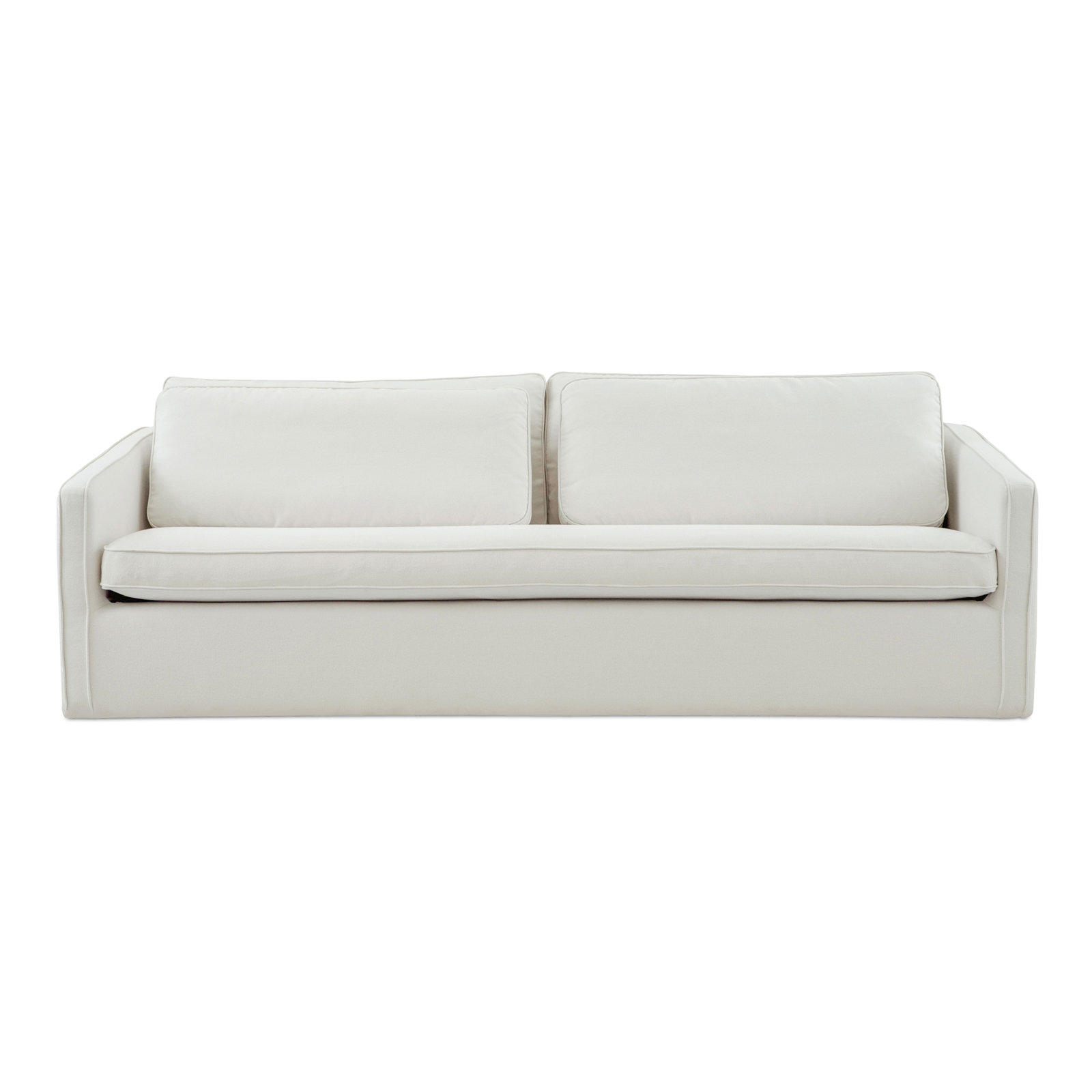 Trenten 91.3'' Round Arms Sofa, Ivory