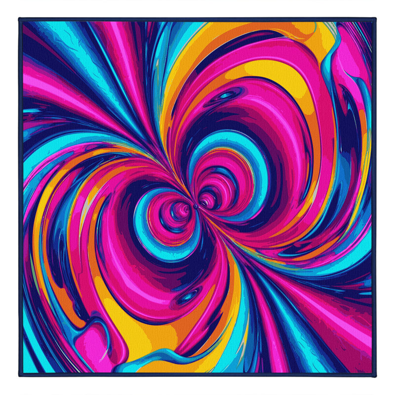 Hypno Tide Rug, Square 8'