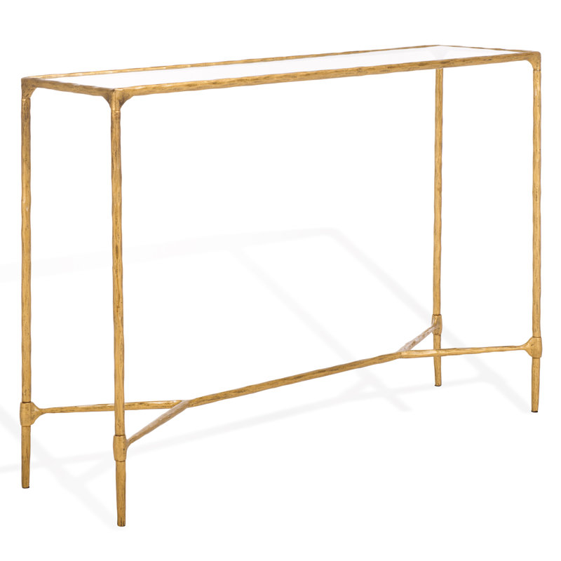 Isabellina Console Table, Brass