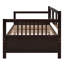 Lit de jour moderne en bois massif, multifonctionnel, taille simple, espresso-203281231