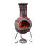 Azteca Round Clay Smokeless Chimnea-48891113