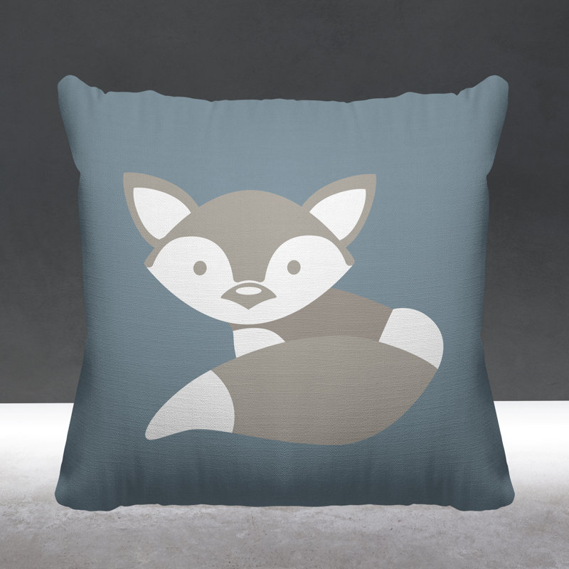 Coussin , Gris, H 17 po x l 17 po, Carré