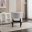 Fauteuil d'appoint capitonné avec sièges surdimensionnés Boucle