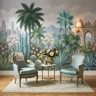 Décoration murale amovible Skyline Cloud Oasis
